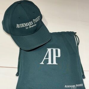 NEW Audemars Piguet AP Baseball Cap Hat Green with Bag Le Brassus Royal Oak